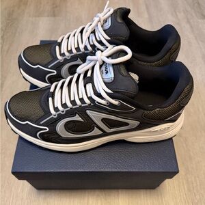 Dior Mens B30 Microfiber Sneakers